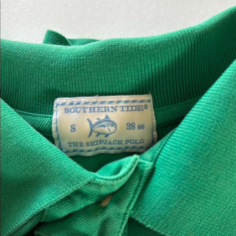 Southern Tide Green Polo Shirt